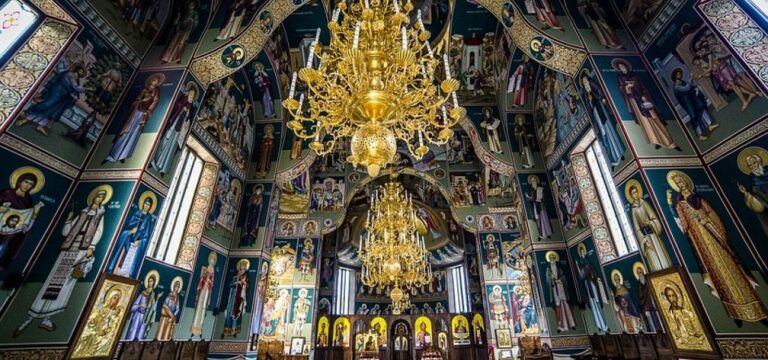 Panoramic View of Painted Monasteries Complex