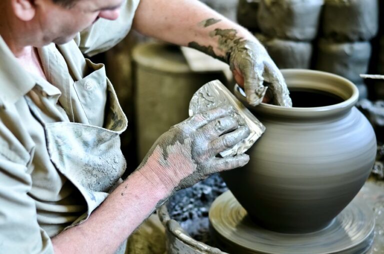 Marginea Ancient Black Pottery Crafting