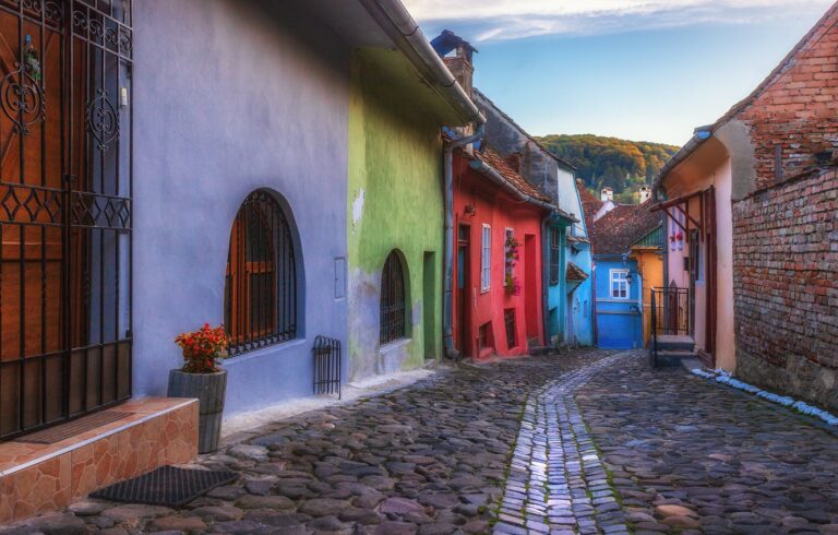 Sighisoara Inhabited Citadel Medieval Streets