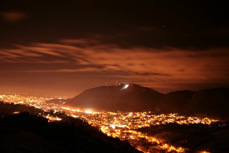 Brasov Enchanting Night Scenery